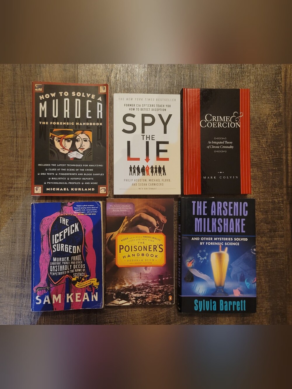 Murder Crime Book Lot